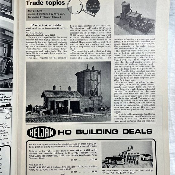 Model Railroader Magazine Back Issue u Dec 1974 Vol 41 No 12 Auto Train - Picture 4 of 6
